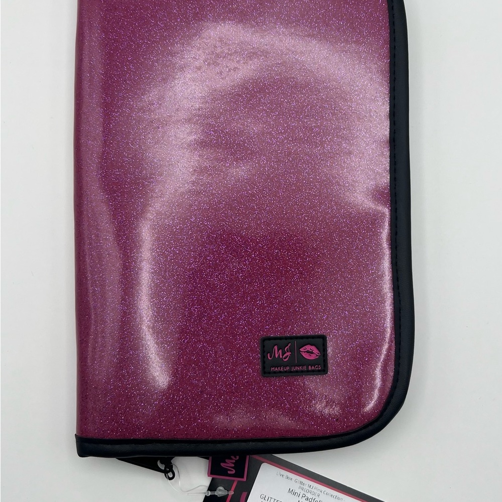 Makeup Junkie Glitter Pink Ballerina Mini Padfolio